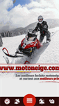 Mobile Screenshot of motoneige.com