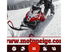 Tablet Screenshot of motoneige.com